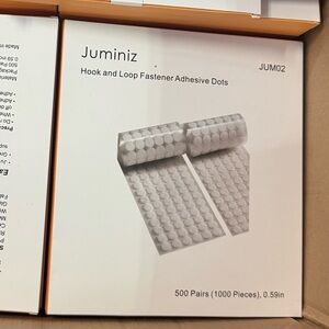 Juminiz Hook and Loop Fastener Adhesive Dots